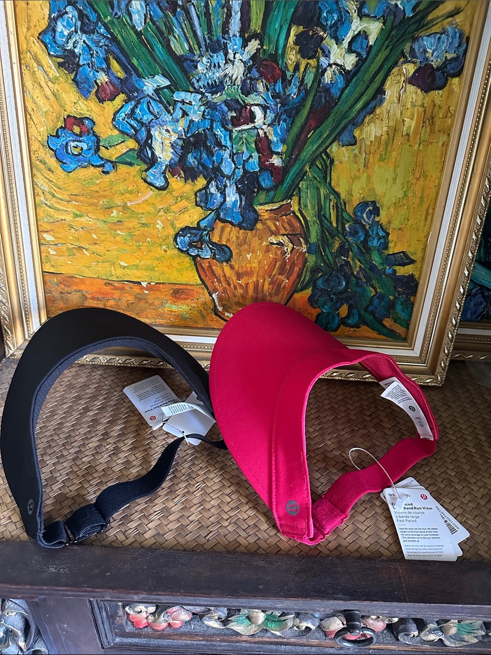 Lululemon Adjustable Visor - Black & Red - Picture 2 of 5